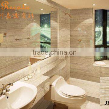 60x60 wooden polished cheap glazed floor tile