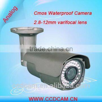 Security System for Cmos 800TVL with IR-Cut Waterproof IR Camera 2.8mm-12mm MP varifocal lens 42pcs IR Leds