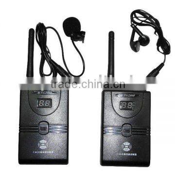 2.4G Digial Wireless tour guide interpretation system,portable transmitter and receiver