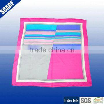 2016 famous desinger OEM cheap price bandana square scarf