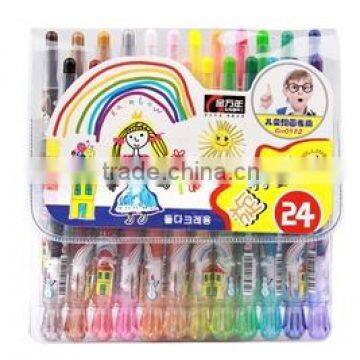 24 colors rotatable crayon G-0172