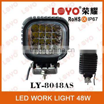 New products Crazy price 48w led work light for turck, ip67 work led lights, led lights for 4x4 light