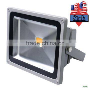 US Stock-50Watt 12-24VDC Warm White LED Flood Light