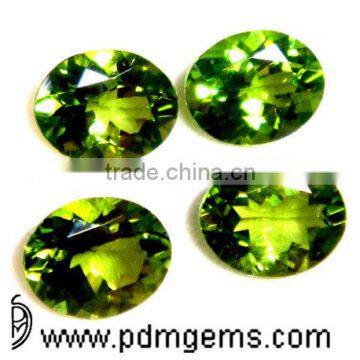 Peridot Oval Cut Faceted Lot For Ring Silver From Manufacturer