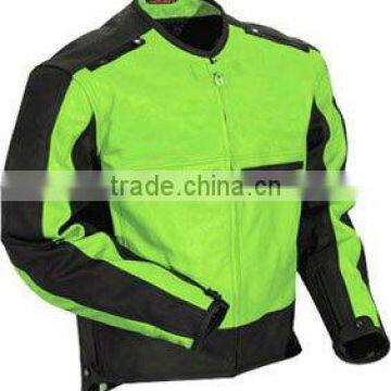 DL-1200-09 Leather Motorbike Jacket, Leather Biker Jacket