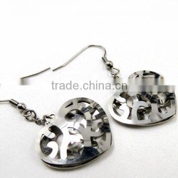 fad heart earrings,stainless steel pendant EARRING