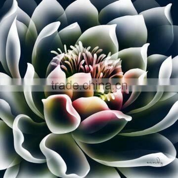 New product 2016 canvas flower oil painting for christmas decoration