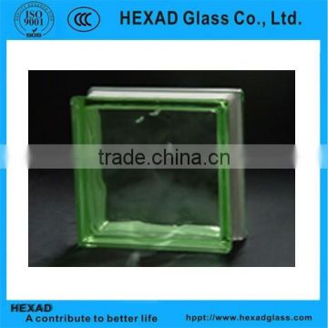 Light Green Cloudy Glass Block with best quality