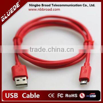 Alibaba China Supplier micro usb 2.0 charger black cable