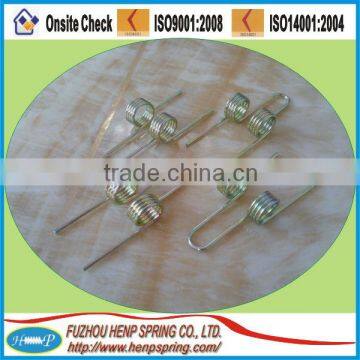 stainless steel double torsion coil spring