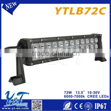 Dual row 72w auto lighting led bar