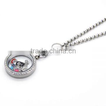 Screw design floating memory locket, charms locket stainless steel wholesale charm locket wholesale LN3362