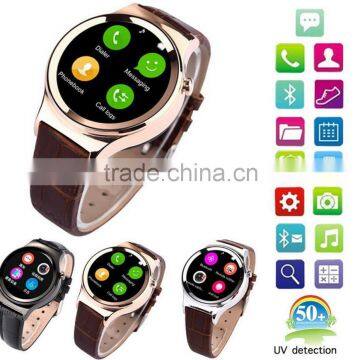 2015 New Smart Watch T3 Smartwatch Support SIM SD Card Bluetooth GPS SMS MP3 MP4 USB For Android and Phone Heart Rate Monitor