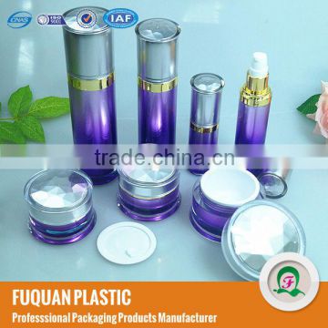 Acrylic packaging cosmetics jar bottle set