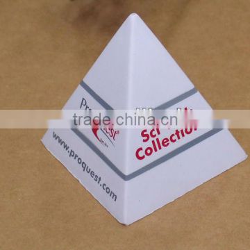 PU anti-stress pyramid PU stress pyramid PU anti stress ball