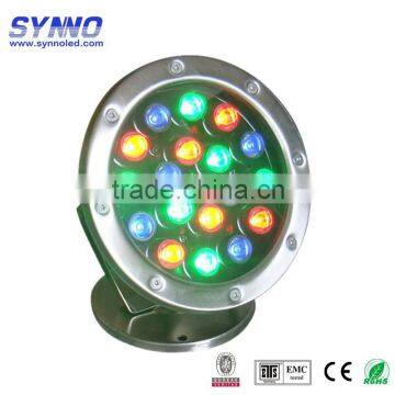 super-brightness 18w ip68 led pool light, rgb