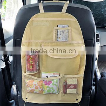 Car Back Seat Organizer Bag/ Drink Holder Multi-Pocket Storage Pocket