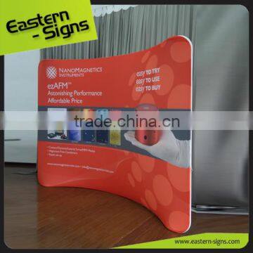 Top Quanlity Attractive Stretched Fabric CMYK Pop Up Display Show