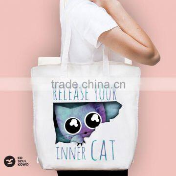 2016 Inner Cat Bag with print Printed Bags Slogan Logo Printing service Shopping bags