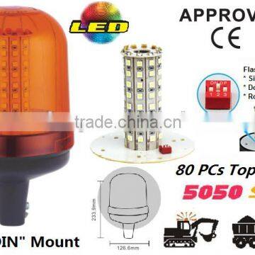 E-MARK SMD Flash Warning Light, ECE MARK SMD Rotating Warning Beacon (SR-BL-503S-7) Europe DIN Mount LED Beacons, 3 Functions