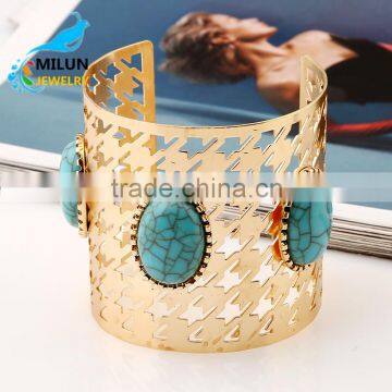 Latest Design High Quality Punk Style Iron Cuff Bangle Bracelet For Women photo-5