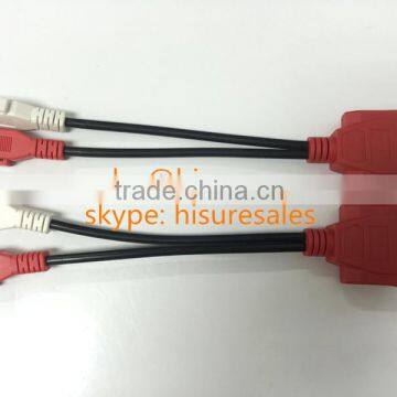 DB15P female connector to Audi2*2 diagnostic Cable