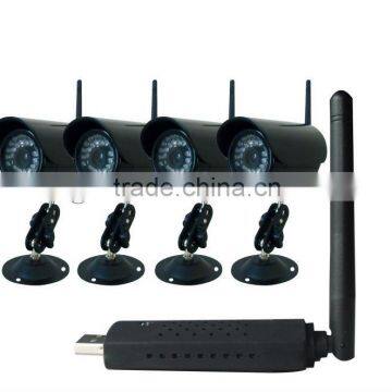 USB wireless camera kit 2.4G wirless quad dv