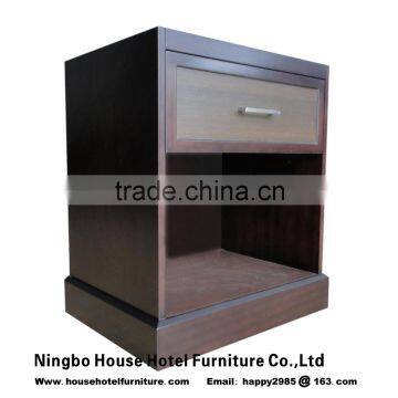 Hotel Furniture King and Queen Nightstand With Quartz Top