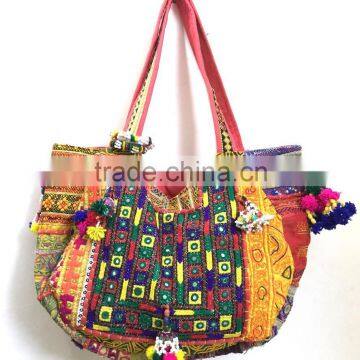 Fine Vintage Embroidery Bag Stylish Women Boho-Chic Handmade Shoulder Style