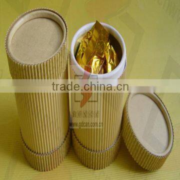 corrugated paper cylinder box for chocolate