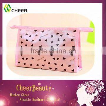 pink heart travel cosmetic bag fashion cosmetic bag