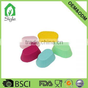 Silicone Oval Shape Muffin/ Cake Pan photo-3
