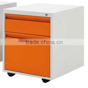 hot sale two-drawers office mobile steel filing cabinet