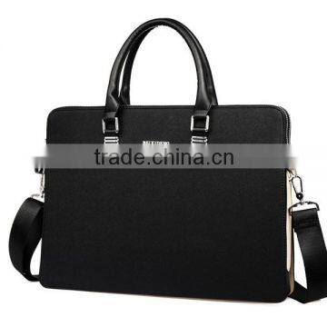 latest black men best laptop bag leather briefcase