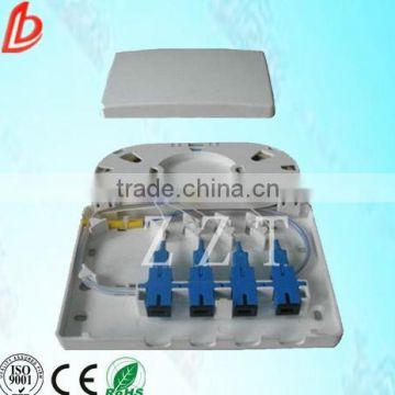 Plastic 4cores indoor FTTH Fiber Optic Terminal Box OTB-C04,Ftth Mini Fiber Optic Terminal Box