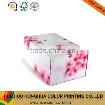 Wholesale Cardboard Folding Gift Box Paper Packaging Box With Ribbon