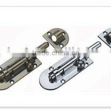 Zinc alloy barrel bolt for safety door gurantee