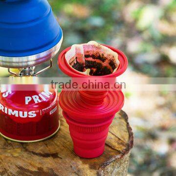 Office Foldable Heat Resistant Food Grade Silicone Coffee Filter photo-3