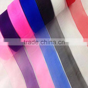 Factory Celebrate It Ribbon Wholesale, Cheap Organza Ribbon For Packaging Decoration 50yds/roll