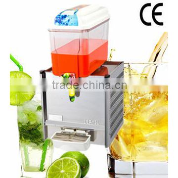 Single bowl cool and hot juice dispenser