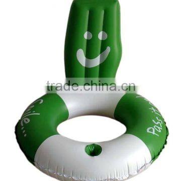 Green face lead to PVC inflatable swim ring