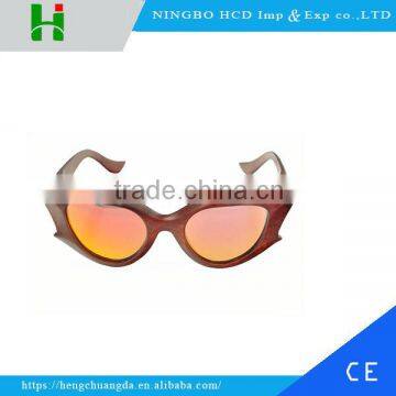 Eco-friendly Pearwood Frame Wood Sunglasses With Polarized Lens