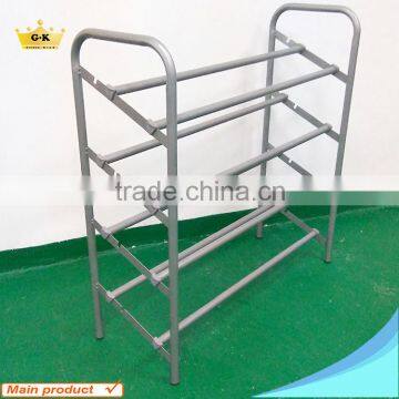 4 Tiers Tube Shoe Shelf Display High Quality Storage Rack In Shenzhen Manufacturer