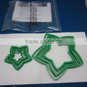 plastic star mould cookie cup