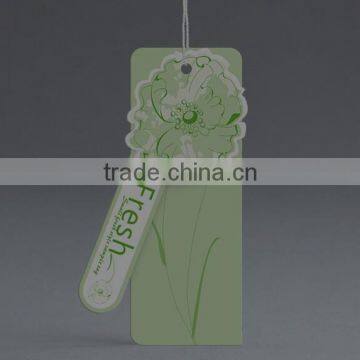 apparel industrial use custom printing paper hang tag with own logo