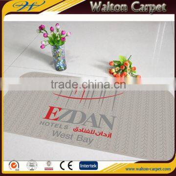 Hot Sale EPVC Eco-friendly 3D Embossed Floor Anti Fatigue Hotel Logo Bath Mat