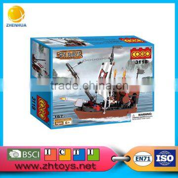 Hot intelligence toy cheap toy building block 167 PCS