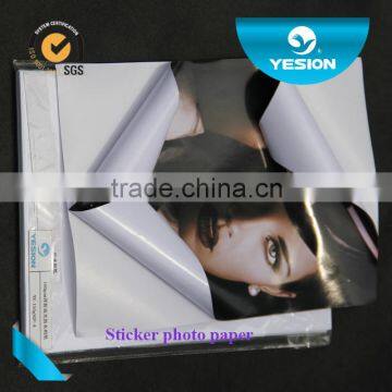 Yesion High Glossy Photo Paper Sticker/ Inkjet Self-adhesive Photo Paper/ A3 A4 Sticker Glossy Photo Paper photo-2