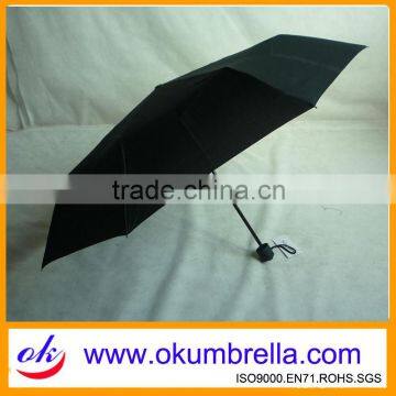 Arc42'' Advertising Promotional BlacK Folding Umbrella OKF119