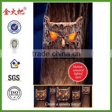 Motion Activated Halloween Lighted Spooky Tree Eyes